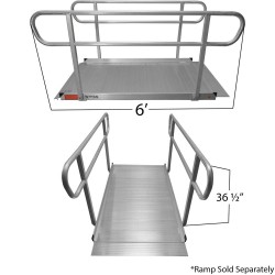 6-10' entry ramp handrails Titan Ramps *Wheelchair ramps* 395,00 $CA