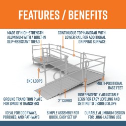 Modular ramp kit with platforms EZ-ACCESS ** Mobility ** 6,00 $CA