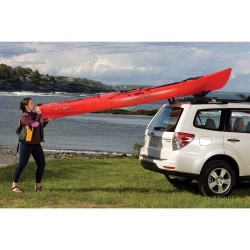 kayak carrier with load assist