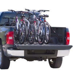 Truck bed bike rack