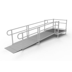 Modular ramp kit with platform