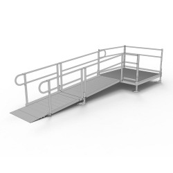 Modular ramp kit with platform